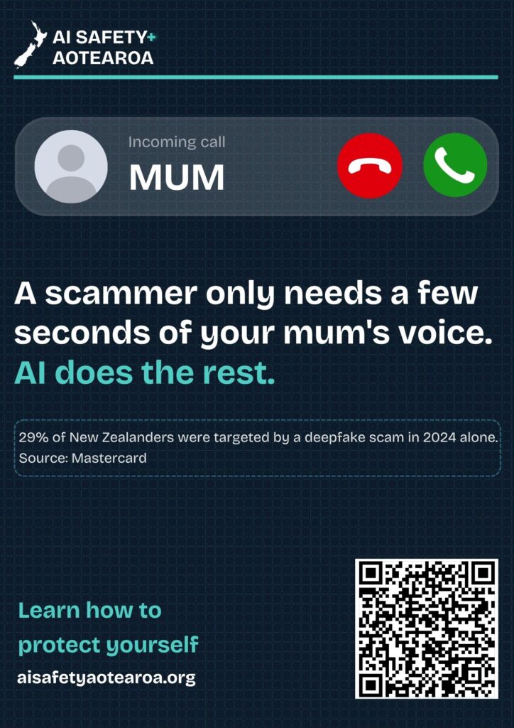 Preview of the It only takes a few moments to deepfake a trusted person flyer
