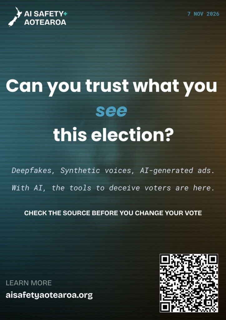 Preview of the Can you trust what you see this election? flyer