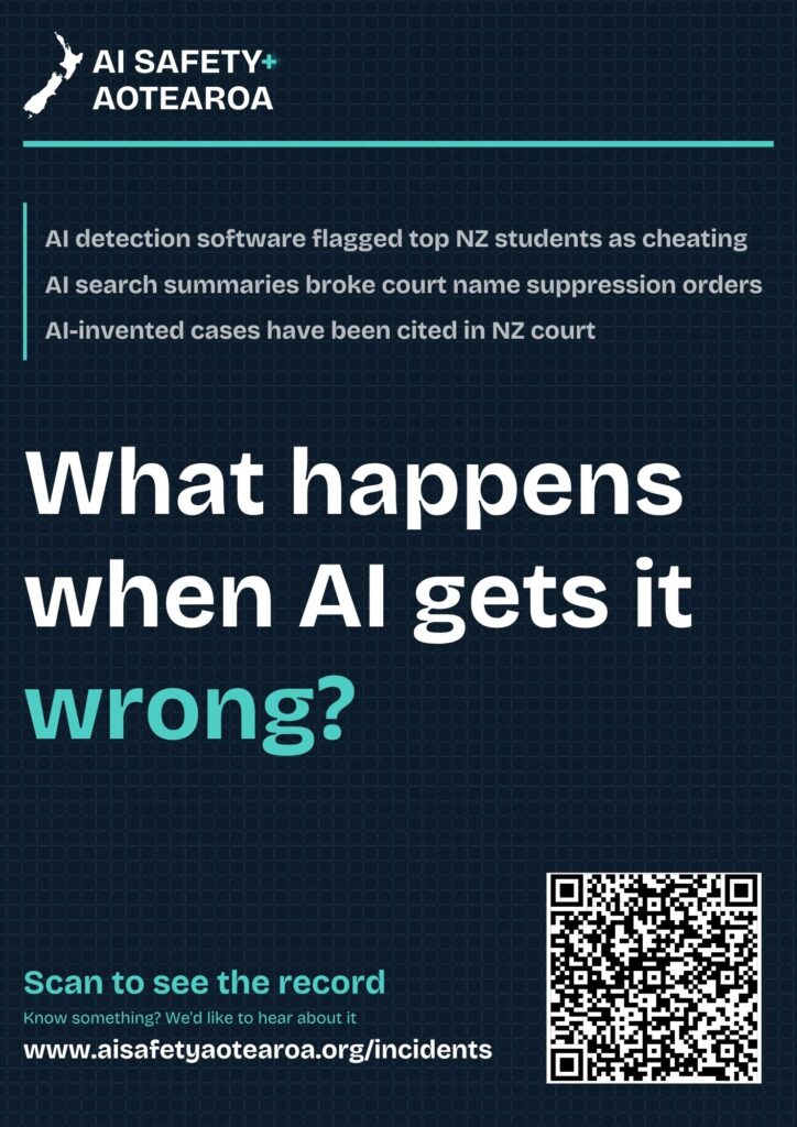 Preview of the When AI gets it wrong. flyer
